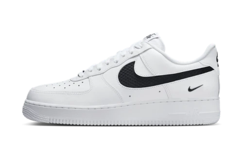 Nike Air Force 1 Low SE Nylon Swoosh White Black