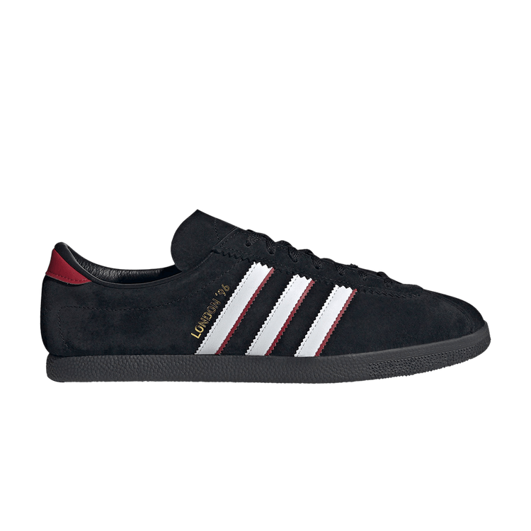 adidas London 96 Core Black Better Scarlet