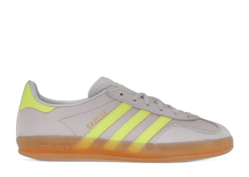 adidas Gazelle Indoor Silver Dawn Solar Yellow (Women's)