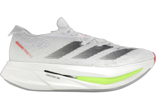 adidas Adizero Prime X 2.0 Strung White Black Lucid Red