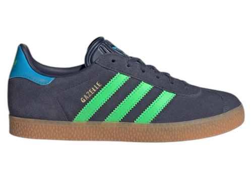 adidas Gazelle Shadow Navy Screaming Green (GS)