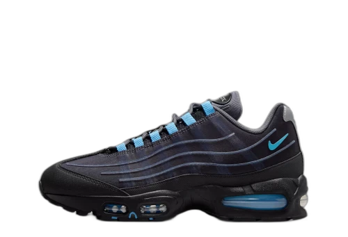 Nike Air Max 95 Big Bubble Tech Black University Blue