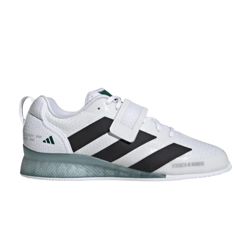 adidas Adipower 3 Cloud White Core Black Collegiate Green