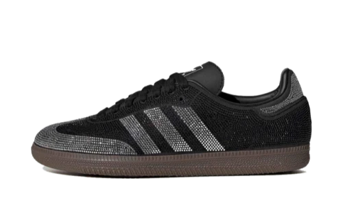 adidas Samba OG Rhinestone Black Silver (Women's)