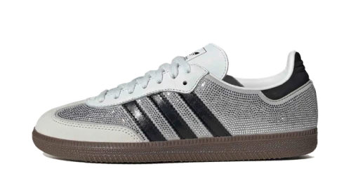 adidas Samba OG Rhinestone Crystal White Silver (Women's)