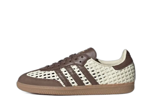 adidas Samba OG Basketweave Cream White Earth Strata (Women's)