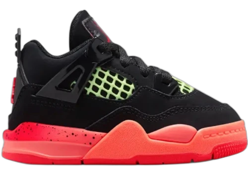 Jordan 4 Retro Black Infrared Barely Volt (TD)