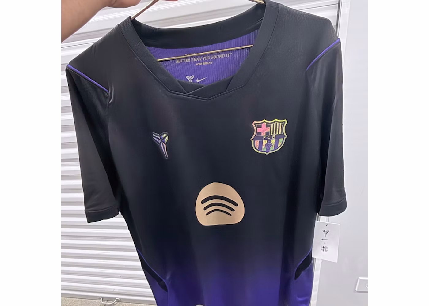 Nike FC Barcelona x Kobe Bryant Special Edition Jersey Black