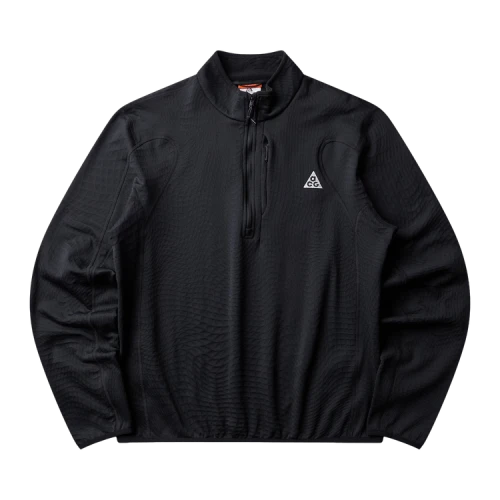 Nike x ACG Wolf Grid Therma-FIT 1 2-Zip T-Shirt 'Black Summit White'