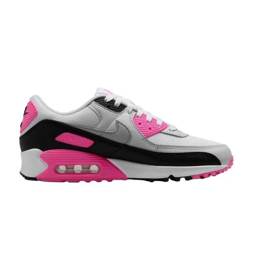 Nike Air Max 90 White Pink Glow Wolf Grey (Women's)
