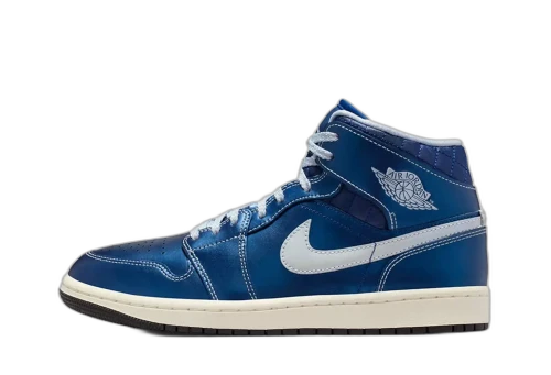 Jordan 1 Mid SE Metallic Blue Quilted (Women's)