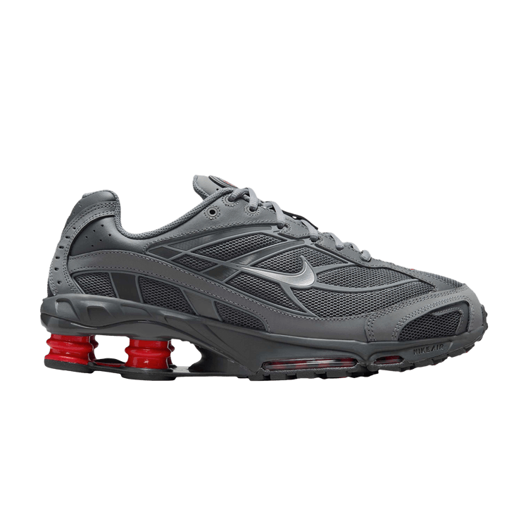 Nike Shox Ride 2 Smoke Grey University Red