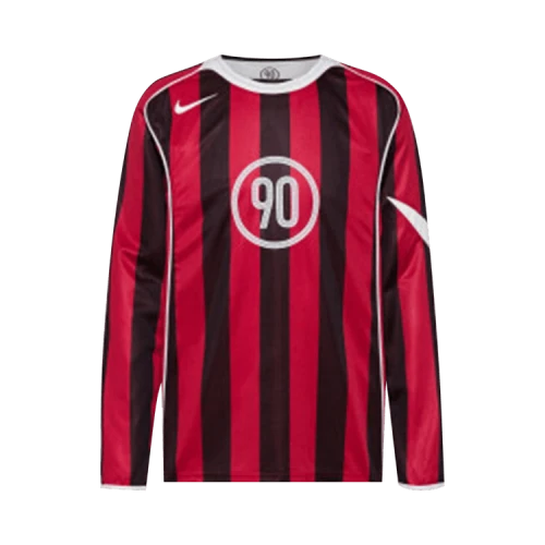 Nike Total 90 Dri-FIT Long-Sleeve T-Shirt 'Gym Red White'