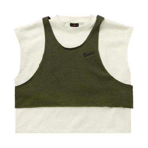 Nike Jordan x Teyana Taylor Women's S/S Tee Rough Green