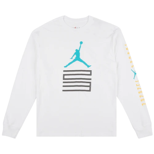 Jordan Brooklyn AJ11 Graphic Long Sleeve Tee White