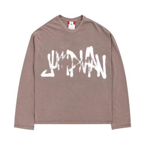 Air Jordan M J IH Jumpman Long-Sleeve Tee 'Cave Stone'