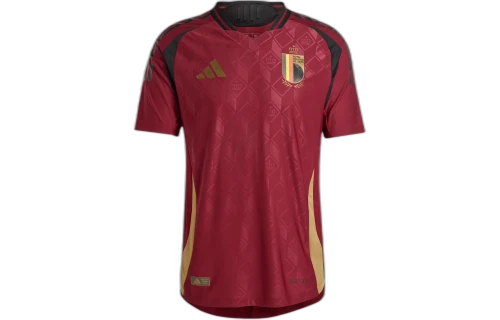 adidas Belgium 2024 Home Authentic Jersey Team Coll Burgundy