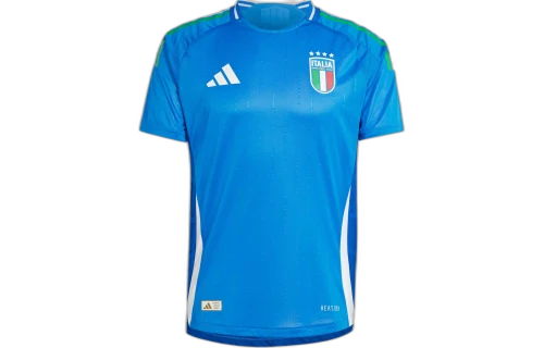 adidas Italy 2024 Home Authentic Jersey Blue