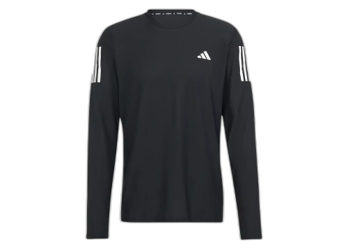 adidas Own The Run Long Sleeve Tee Black