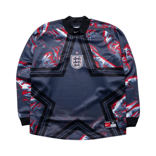 Nike England Authentic Goalkeeper Soccer Shirt 'Black/Obsidian/White'