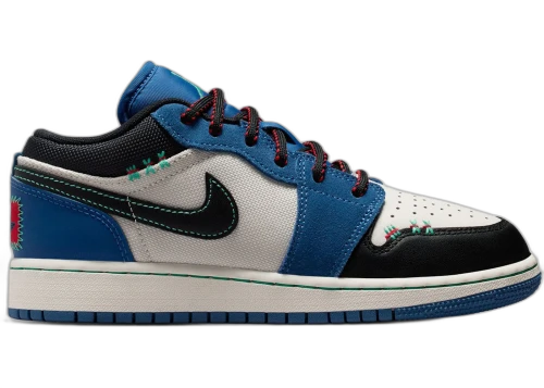 Jordan 1 Low SE True Blue Black (GS)