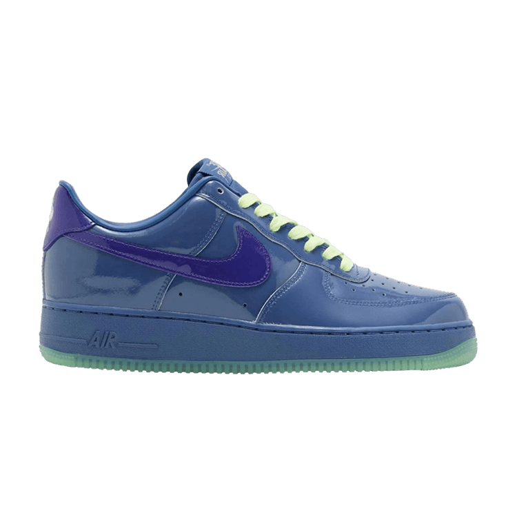Nike Air Force 1 Low Patent Leather Mystic Navy Grape Ice