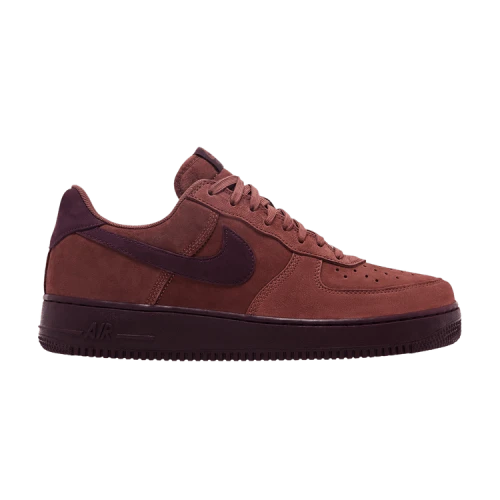 Nike Air Force 1 Low Retro Premium QS Red Sepia Mahogany Badgeless