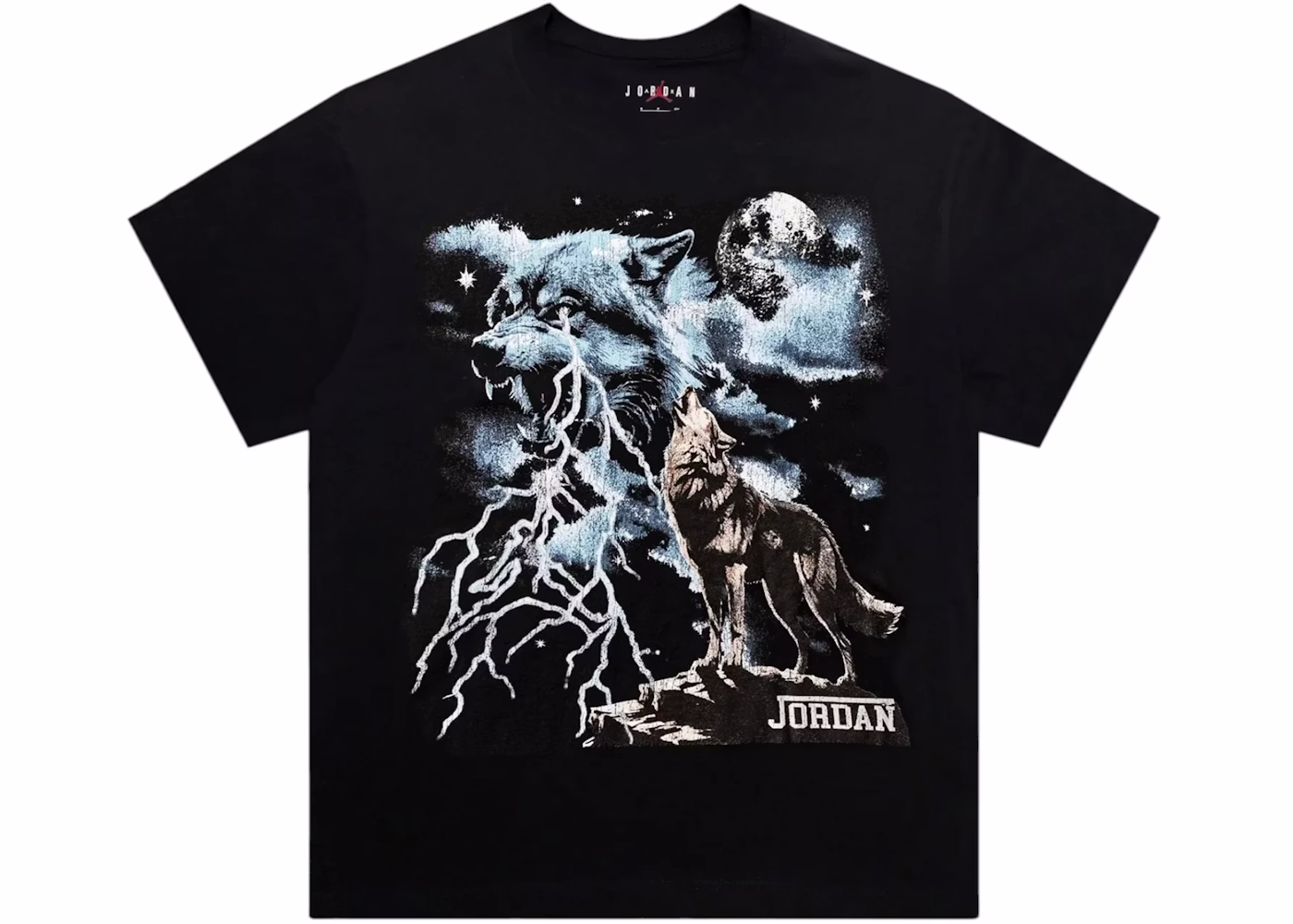 Jordan Wolf Graphic Tee Off Noir