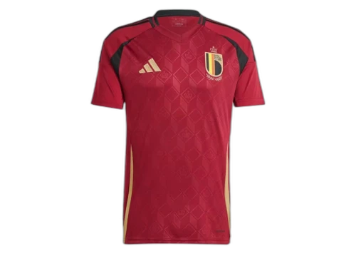 adidas Belgium 24 Home Jersey Team Coll Burgundy