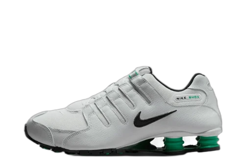 Nike Shox NZ Grey Fog Stadium Green Black