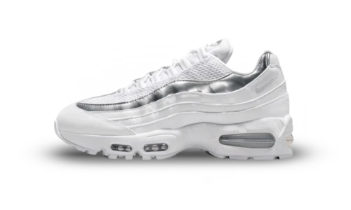 Nike Air Max 95 SE Big Bubble White Metallic Silver (Women's)