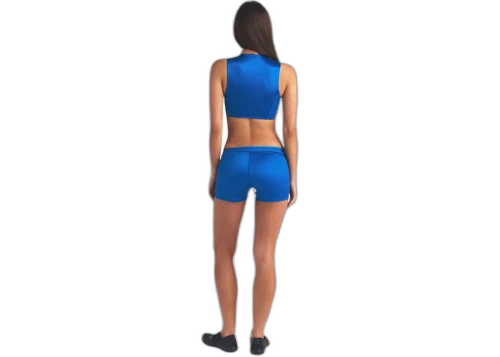 Nike x SKIMS Satin Shine Wide Scoop Bra Cobalt