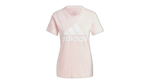adidas Women's Essentials Logo T-Shirt Sandy Pink