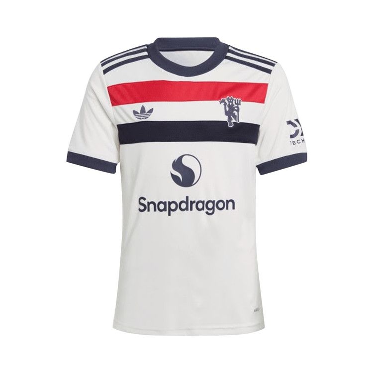 (GS) adidas Manchester United 24/25 Third Jersey 'White Navy Red'