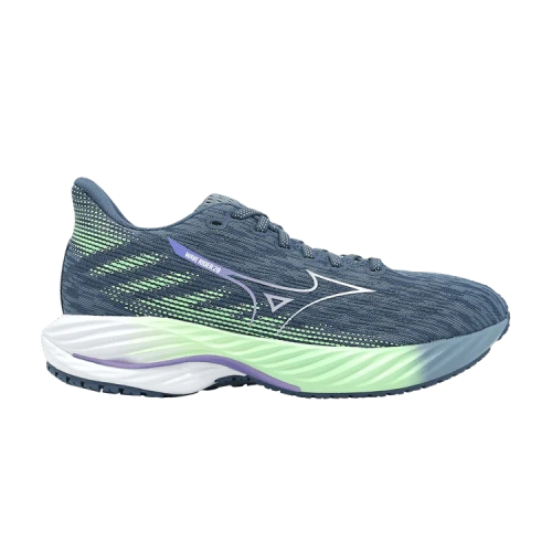 Mizuno Wave Rider 28 Citadel White Neo Mint (Women's)