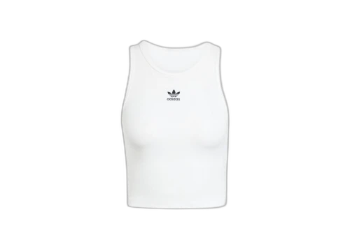 adidas Women's Essentials Ribbed Tank Top White