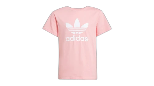adidas Kids Adicolor Trefoil T-Shirt Semi Pink Spark