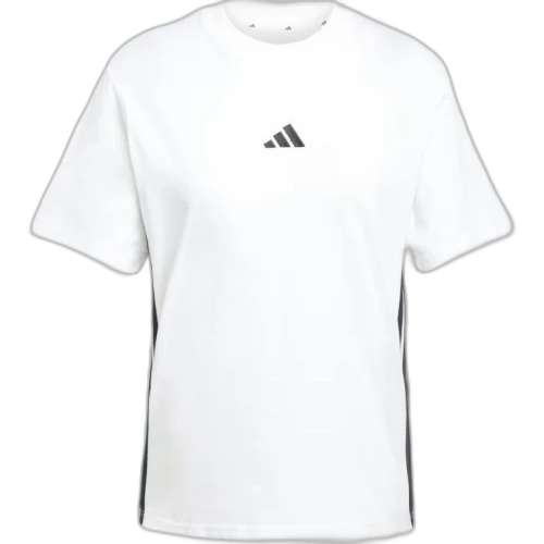 adidas Women's Essentials 3-Stripes Cotton T-Shirt White/Black