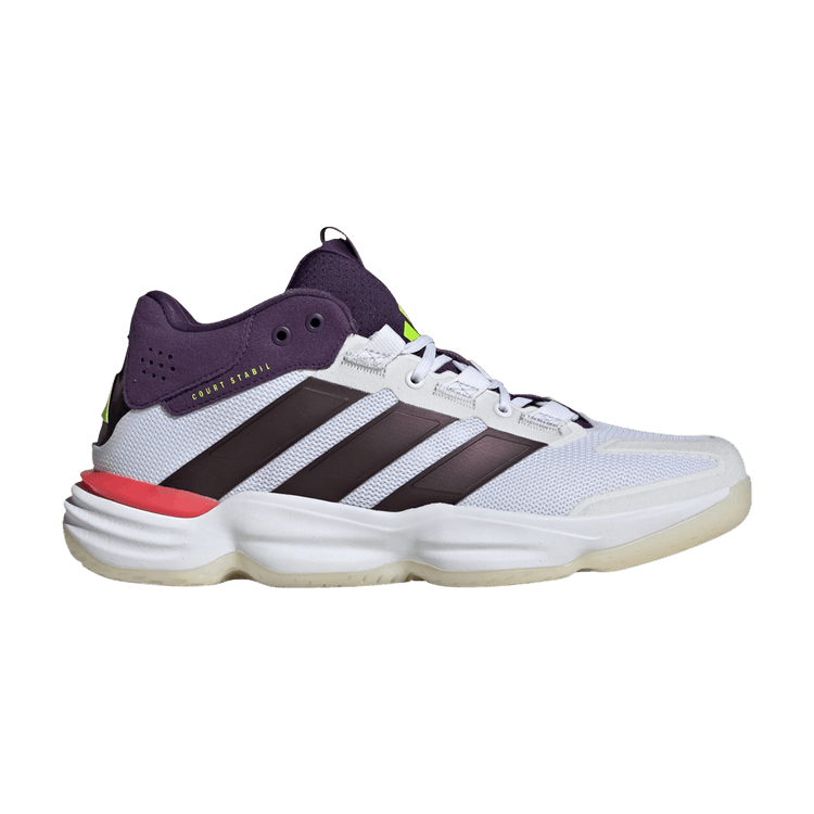adidas Court Stabil Indoor White Aurora Plum