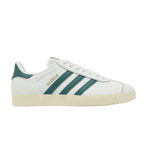 adidas Gazelle Core White Collegiate Green Cream White