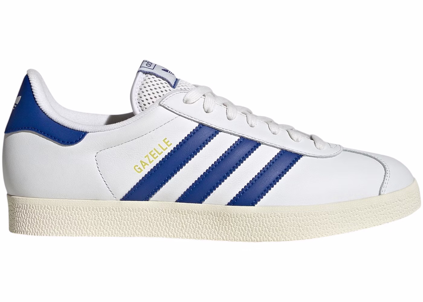 adidas Gazelle Core White Royal Blue Cream White