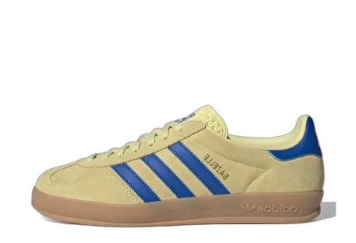 adidas Gazelle Indoor Powder Yellow Royal Blue