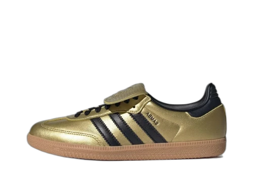 adidas Samba LT Gold Metallic Black Gum (Women's)
