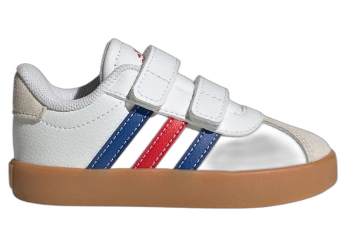 adidas VL Court 3.0 Cloud White Royal Blue Better Scarlet (TD)