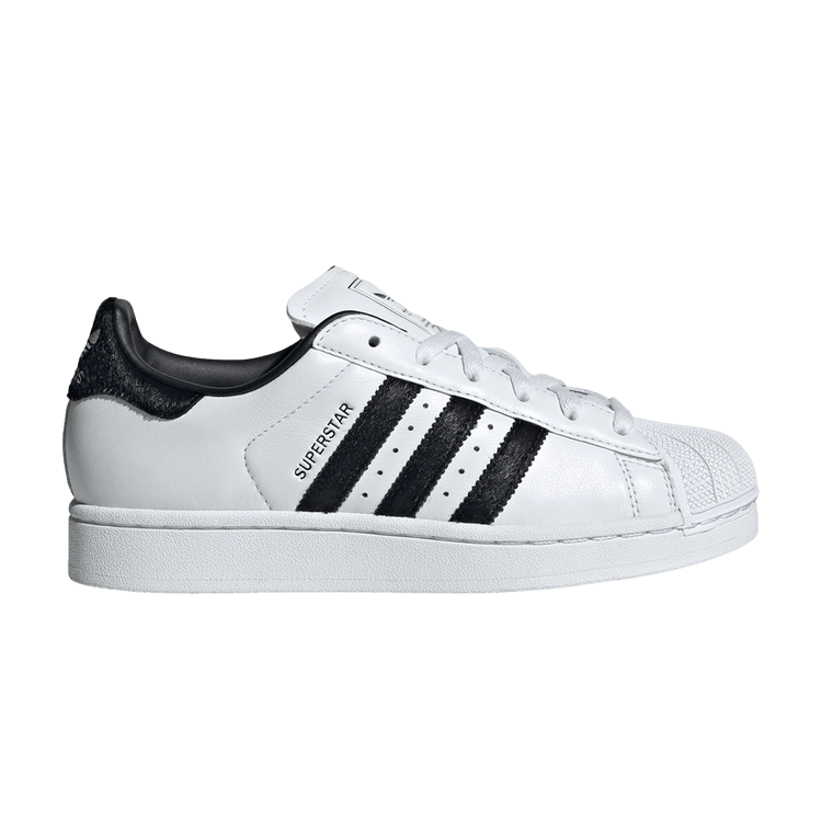 adidas Superstar II White Black Pony Hair (Women's)