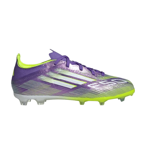 adidas F50 Elite FG Purple Rush Cloud White Lucid Lemon (GS)