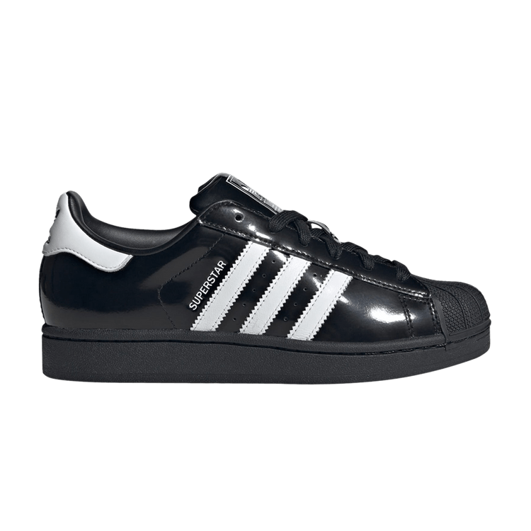 adidas Superstar II Black White Patent (Women's)