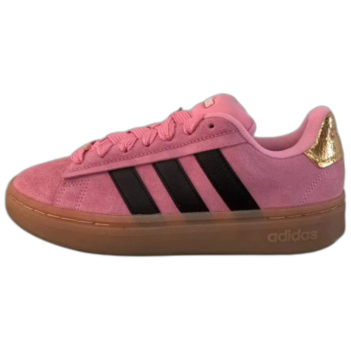 adidas Grand Court Alpha 00s Bliss Pink Core Black Gold Metallic (Women's)