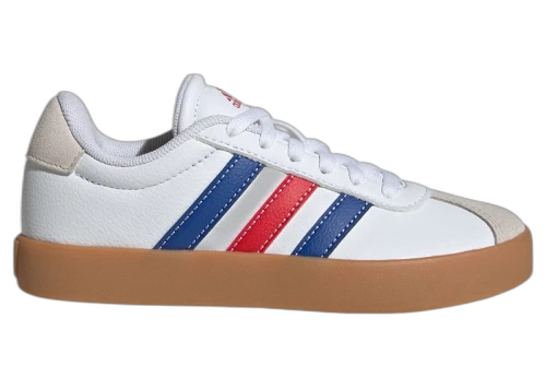 adidas VL Court 3.0 Cloud White Royal Blue Better Scarlet (GS)