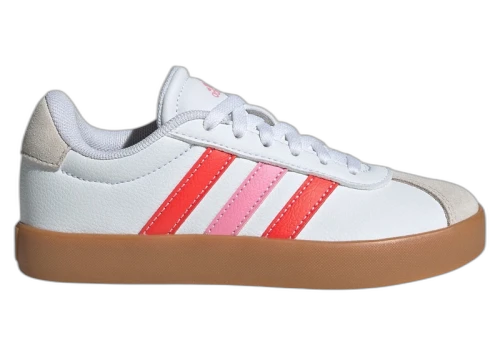 adidas VL Court 3.0 Cloud White Bright Red Bliss Pink (GS)